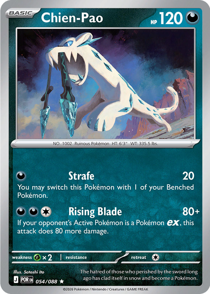 Chien-Pao - Holofoil - 054/088 - Perfect Order