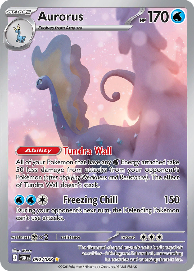 Aurorus - Illustration Rare - 092/088 - Perfect Order